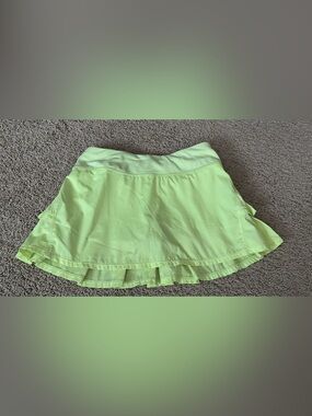 Ivivva Neon Mint Green Circle Skirt